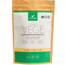 Смесь растительных белков Foodin Supervege 600г ваниль Смесь растительных белков Foodin Supervege 600г ваниль