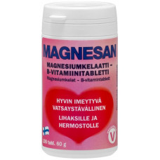 Витамины с магнием Magnesan Magnesium+B Vitamiini 100 табл Витамины с магнием Magnesan Magnesium+B Vitamiini 100 табл