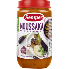 Детское питание Semper Moussaka овощи говядина 235г от 1 года Детское питание Semper Moussaka овощи говядина 235г от 1 года
