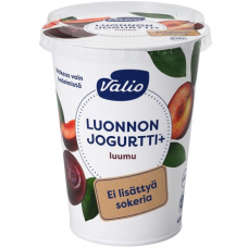 Йогурт сливовый Valio Luonnonjogurtti+ Luumu Lisattya Sokeria 400г без добавления сахара, без лактозы Йогурт сливовый Valio Luonnonjogurtti+ Luumu Lisattya Sokeria 400г без добавления сахара, без лактозы