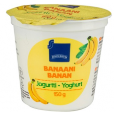 Йогурт Rainbow banaani jogurtti 150г банан Йогурт Rainbow banaani jogurtti 150г банан