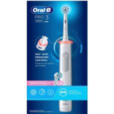 Электрическая зубная щетка Oral-B PRO3 3000 White Sensitive Clean Электрическая зубная щетка Oral-B PRO3 3000 White Sensitive Clean