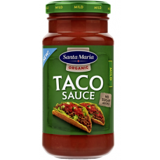 Органический соус тако мягкий Santa Maria Taco Sauce Organic Mild 230г Органический соус тако мягкий Santa Maria Taco Sauce Organic Mild 230г