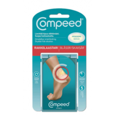 Блистерные патчи от волдырей на ногах COMPEED 5шт размер средний Блистерные патчи от волдырей на ногах COMPEED 5шт размер средний
