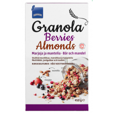 Мюсли Rainbow Granola Berries Almonds 450г ягоды и миндаль Мюсли Rainbow Granola Berries Almonds 450г ягоды и миндаль